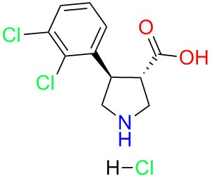 (+/-)-trans-4-(2,3-dichloro-phenyl)-pyrrolidine-3-carboxylicacid-HCl