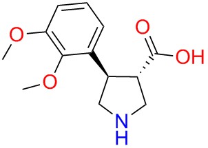 (+/-)-trans-4-(2,3-dimethoxy-phenyl)-pyrrolidine-3-carboxylicacid