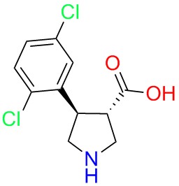 (+/-)-trans-4-(2,5-dichloro-phenyl)-pyrrolidine-3-carboxylicacid