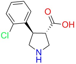 (+/-)-trans-4-(2-chloro-phenyl)-pyrrolidine-3-carboxylicacid