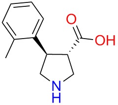 (+/-)-trans-4-(2-methyl-phenyl)-pyrrolidine-3-carboxylicacid