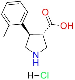 (+/-)-trans-4-(2-methyl-phenyl)-pyrrolidine-3-carboxylicacid-HCl
