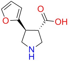 (+/-)-trans-4-(2-furanyl)-pyrrolidine-3-carboxylicacid