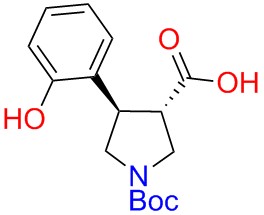 Boc-(+/-)-trans-4-(2-hydroxy-phenyl)-pyrrolidine-3-carboxylicacid