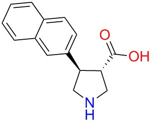 (+/-)-trans-4-(2-naphthyl)-pyrrolidine-3-carboxylicacid