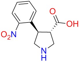 (+/-)-trans-4-(2-nitro-phenyl)-pyrrolidine-3-carboxylicacid