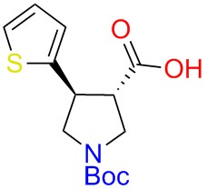 Boc-(+/-)-trans-4-(2-thienyl)-pyrrolidine-3-carboxylicacid