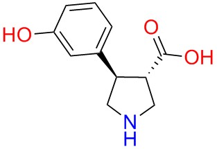 (+/-)-trans-4-(3-hydroxy-phenyl)-pyrrolidine-3-carboxylicacid