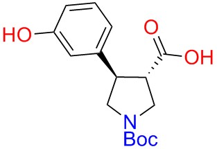 Boc-(+/-)-trans-4-(3-hydroxy-phenyl)-pyrrolidine-3-carboxylicacid