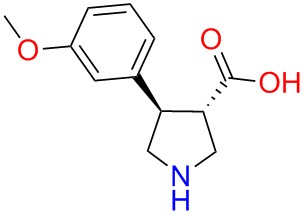 (+/-)-trans-4-(3-hydroxy-phenyl)-pyrrolidine-3-carboxylicacid