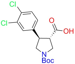 Boc-(+/-)-trans-4-(3,4-dichloro-phenyl)-pyrrolidine-3-carboxylicacid