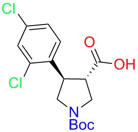 Boc-(+/-)-trans-4-(2,4-dichloro-phenyl)-pyrrolidine-3-carboxylicacid