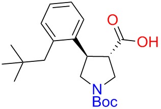 Boc-(+/-)-trans-4-(2-tert-butyl-phenyl)-pyrrolidine-3-carboxylicacid