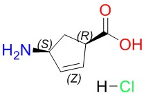 (+)-(1R,4S)-4-Aminocyclopent-2Enecarboxylicacid HCL